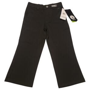 NWT Vulcom black pants 2T adjustable interior waistband